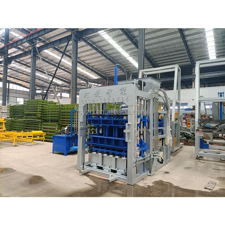 Full Automatic Block Machine QT10-15 for Sale. PLC Control System with Touch Screen for Easy Operation