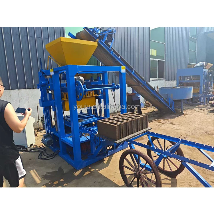Concrete Hollow Block Making Machine QTJ4-24 | Specifications - Image 4
