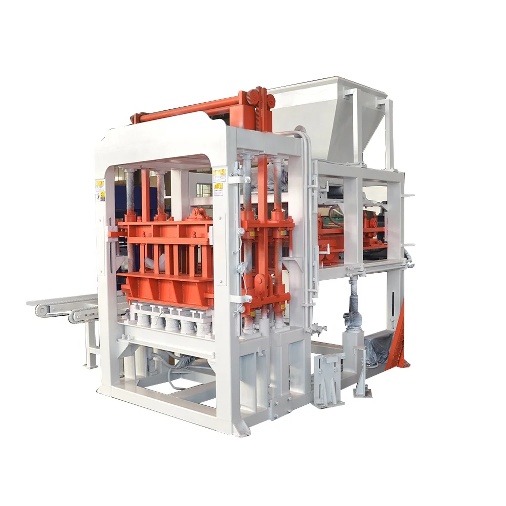 Automatic High Quality QT5-15 PLC Controlled Hydraulic Pressure Concrete Block Making Machine Fully Automatic Production Engine