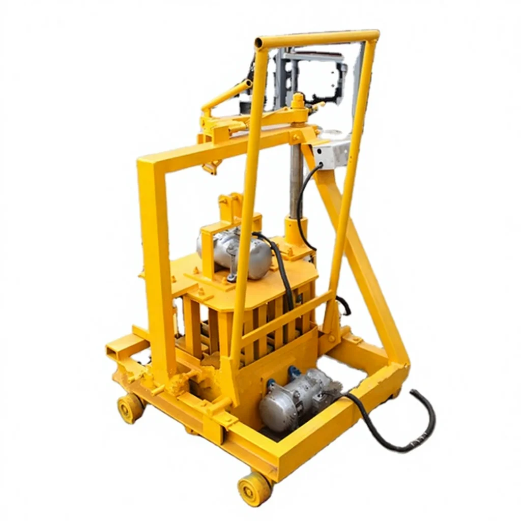 Brick Molding Machine Semi-Automatic Electric Block Making Machine Easy Operation Construction QMJ2-45 Model Bricks