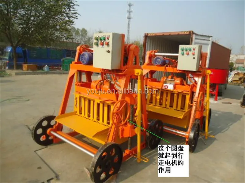 QMJ4-45 Manual Cement Block Press Machine with Engine – Technical Guide - Image 6