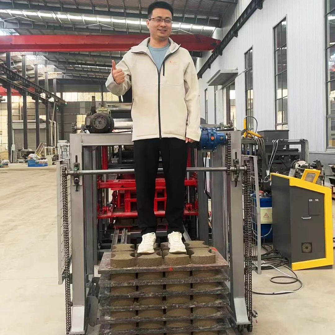 QT4-15 Fully Automatic Concrete Block Making Machine