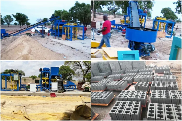 QTJ4-25 Block Making Machine Specifications for Concrete - Image 2
