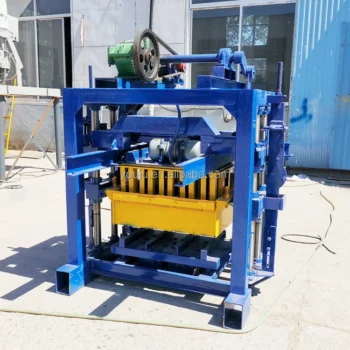 The Best-selling QTJ4-40 Hydraulic High Efficiency Cement Concrete Hollow Block and Brick Making Machine with Engine