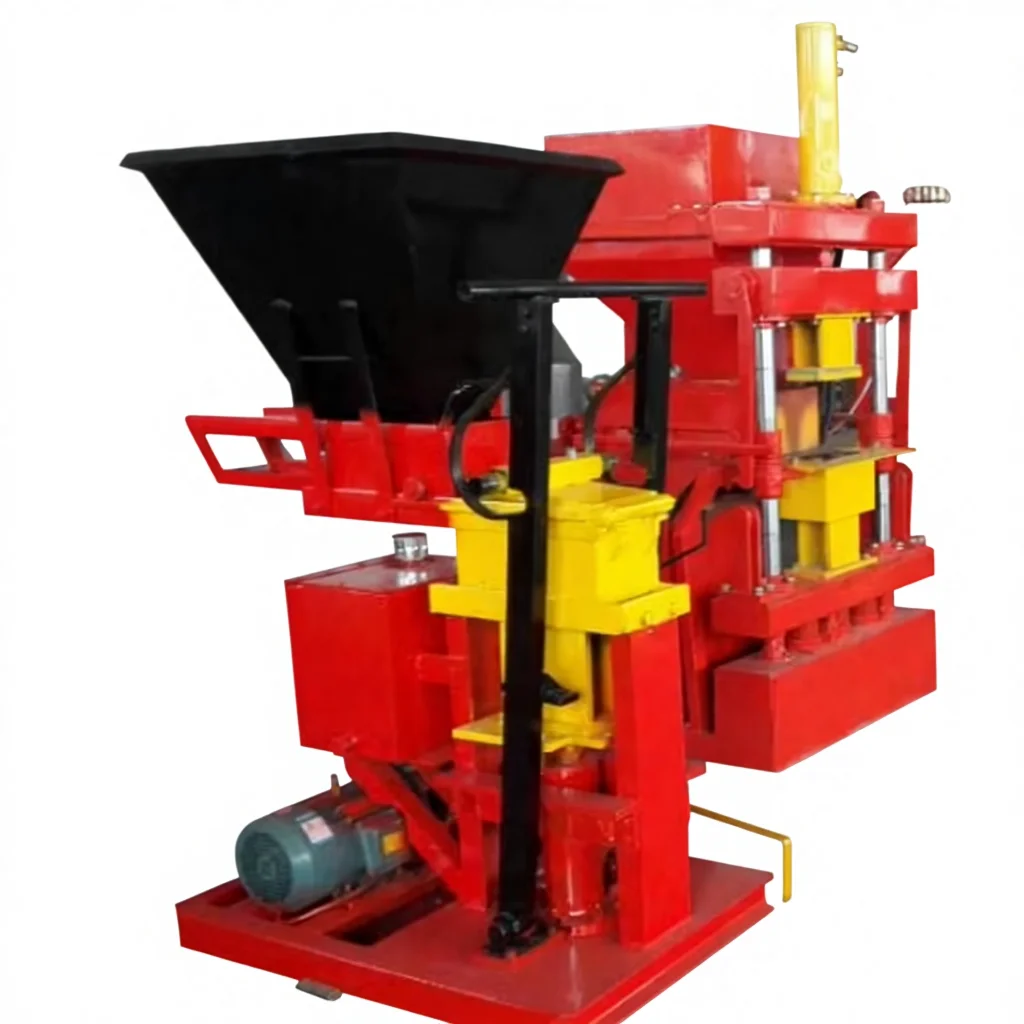 Portable Interlocking Clay Brick and Hollow Block Making Machine Eco Brava with Engine
