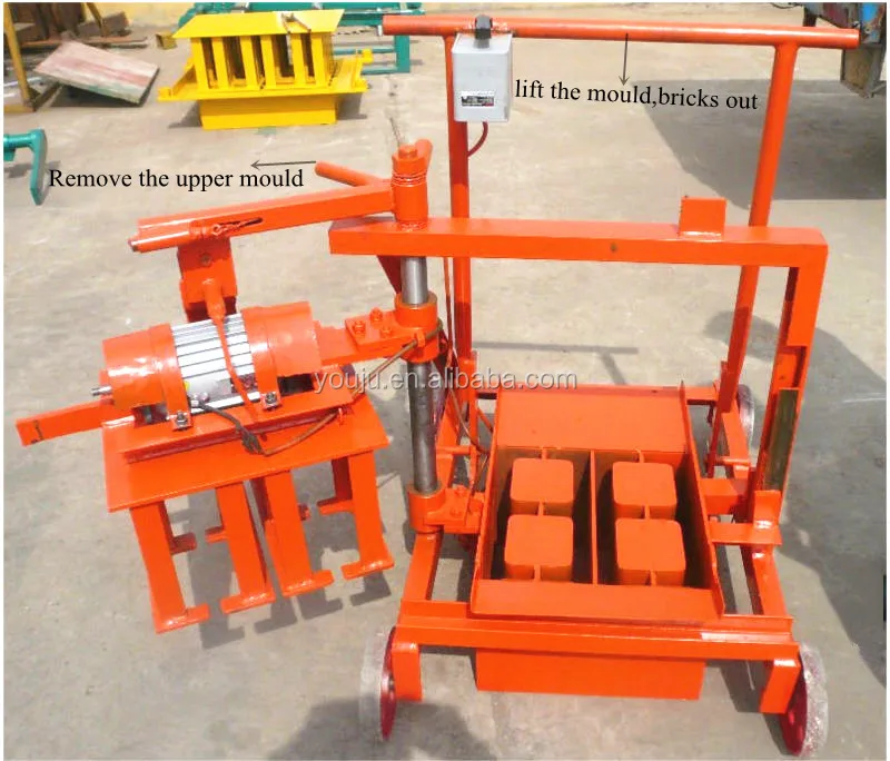 QMJ2-45 Mobile Block Machine for Hollow Block – Specifications - Image 2