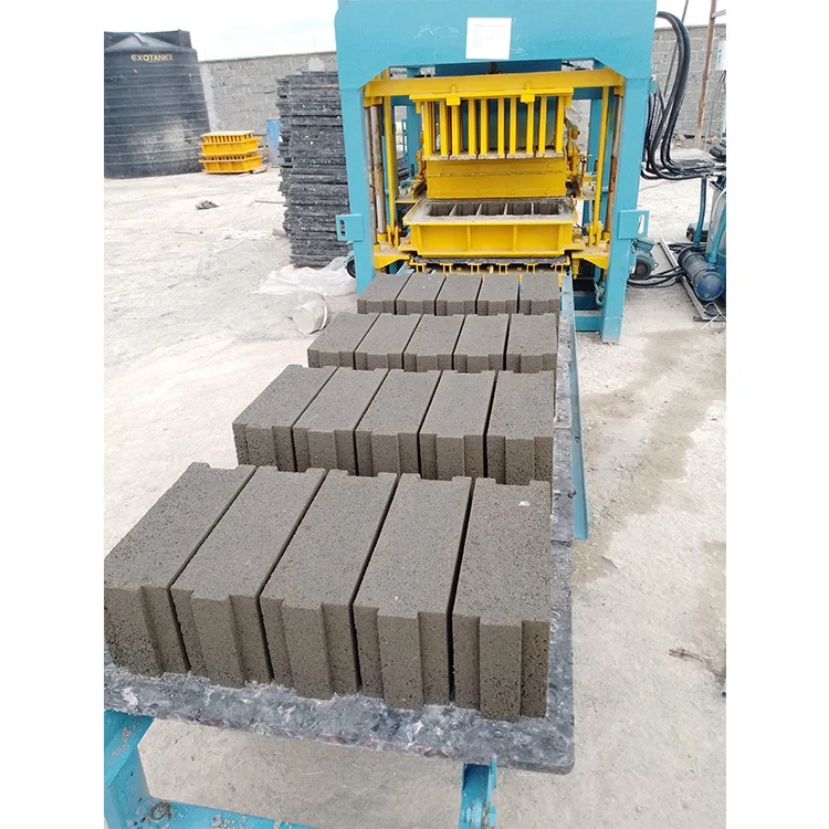 QT4-15A SHIYUE Soil Block Making Machine Automatic Hydraulic Block Making Machine