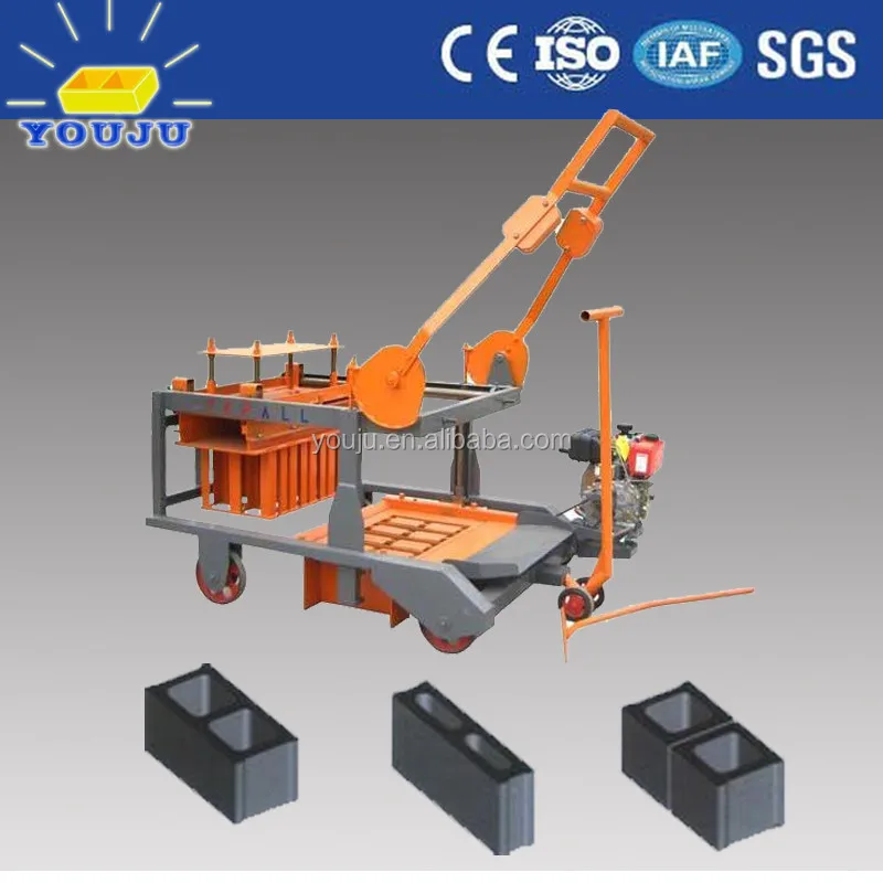 QMR4-45 Mobile Concrete Block Machine for Hollow Block – Model Selection - Image 2