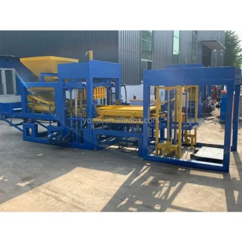QT4-15 Interlocking Brick Making Machine Concrete Block Machine