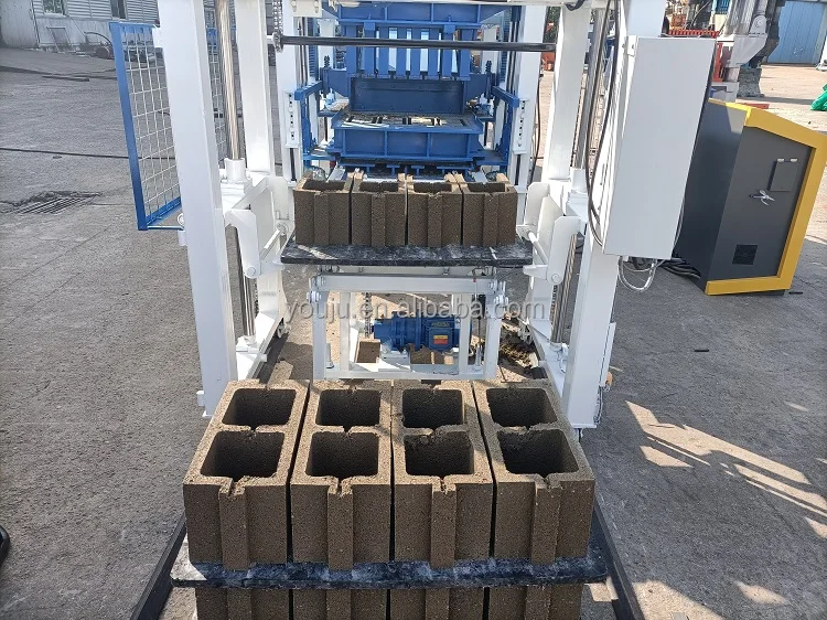 Model Selection Fully Automatic Concrete Block Making Machine QT4-18 in Ghana - Image 5