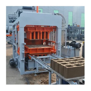 QT6-15 Automatic Cement Concrete Hollow Interlocking Block Making Machine
