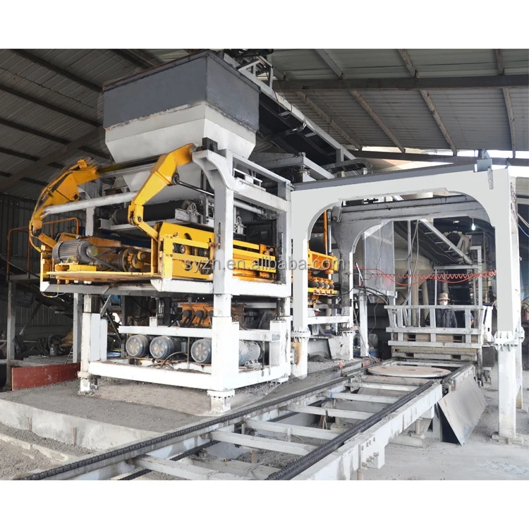 Factory QT18-15 Fully Automatic Pallet-free Hollow Solid 8 Inch Block Brick Making Machinery  Production Line March Promotion
