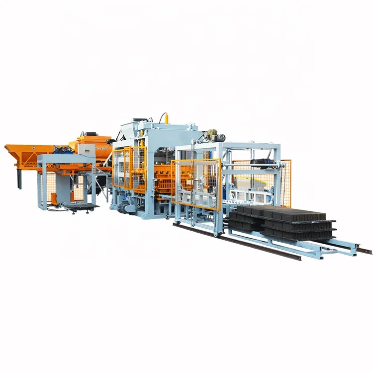 QT8-15 Hydraulic Full Automatic Concrete Brick Block Machine with Stacker