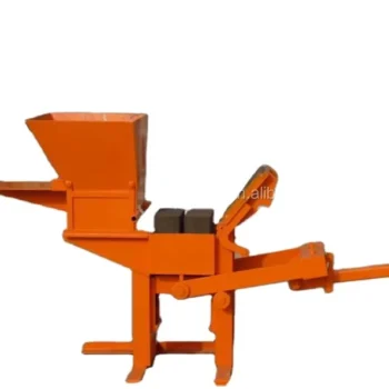 2-40 Hand Press Manual Clay Interlocking Brick Molding Machine with Bearing & Gear High Efficiency for Sale