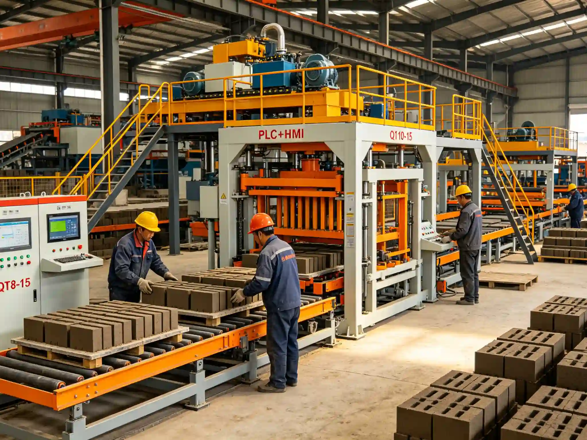 High-output block machine solution for Middle East infrastructure projects