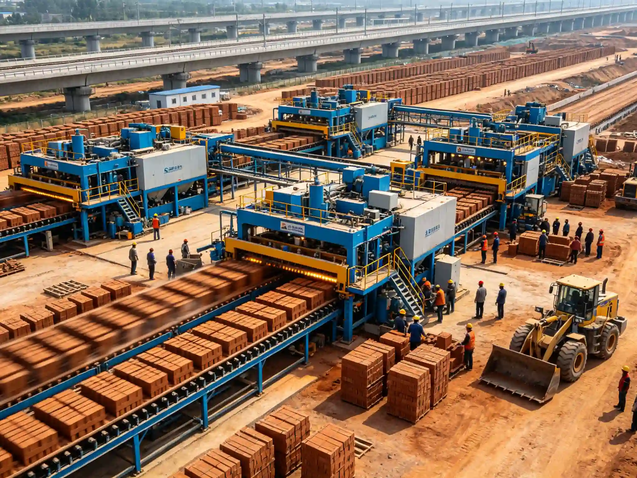 Shiyue brick machine for South Asia affordable housing and urban development