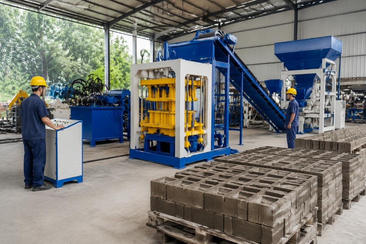 Pre-cleared Chinese block machine modules under $50k Modular block machine components for low MOQ setup