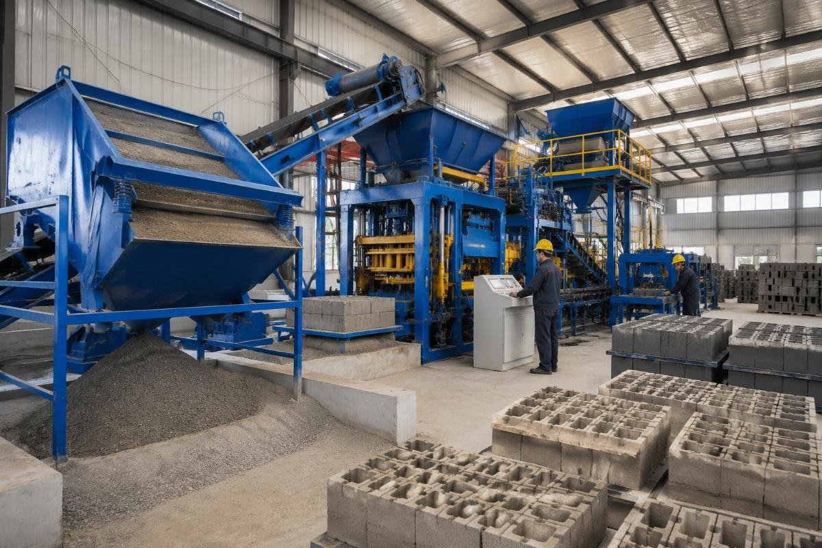 aggregate grading ROI cost savings concrete block Cost comparison chart showing ROI of aggregate screening equipment investment