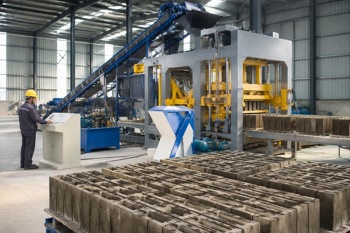 European-style airbag vibration block making machine
