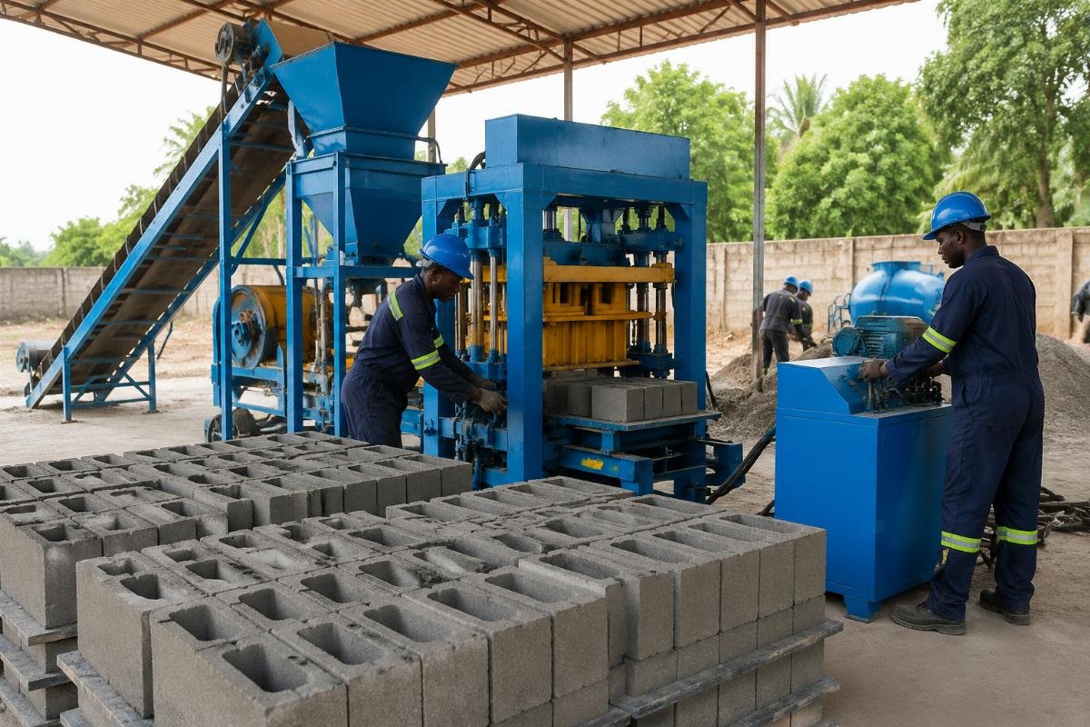 block machine supplier verification checklist Semi-automatic block machine production line in Nigeria