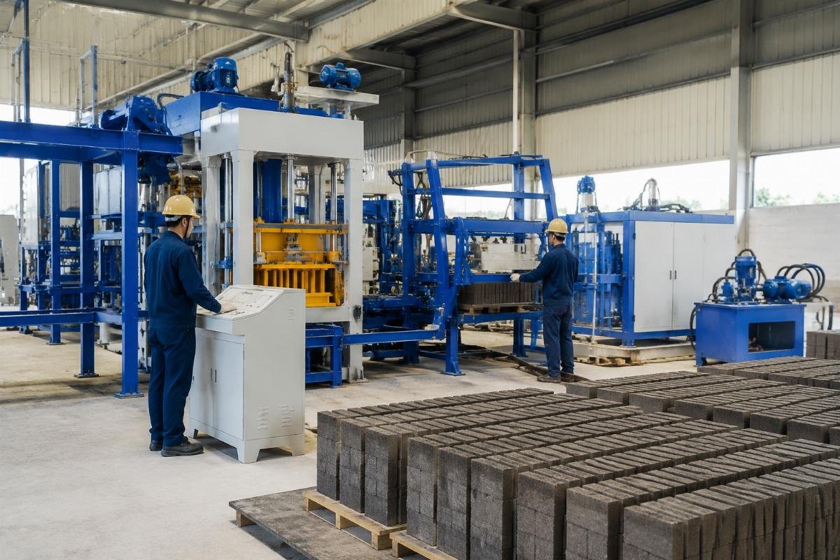 buy block machine from China safely Turnkey block machine after-sales support infrastructure