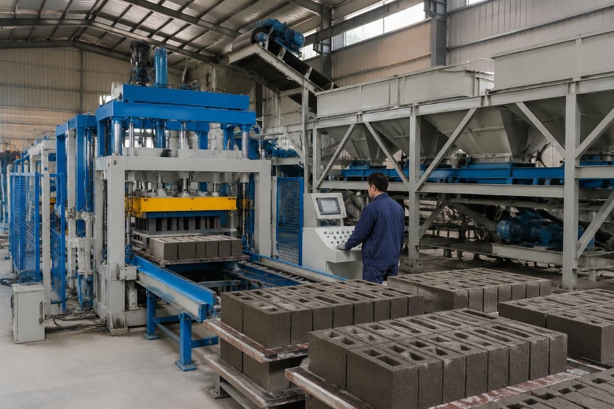daily block output raw material cost automatic batching system Automatic batching machine with digital control panel