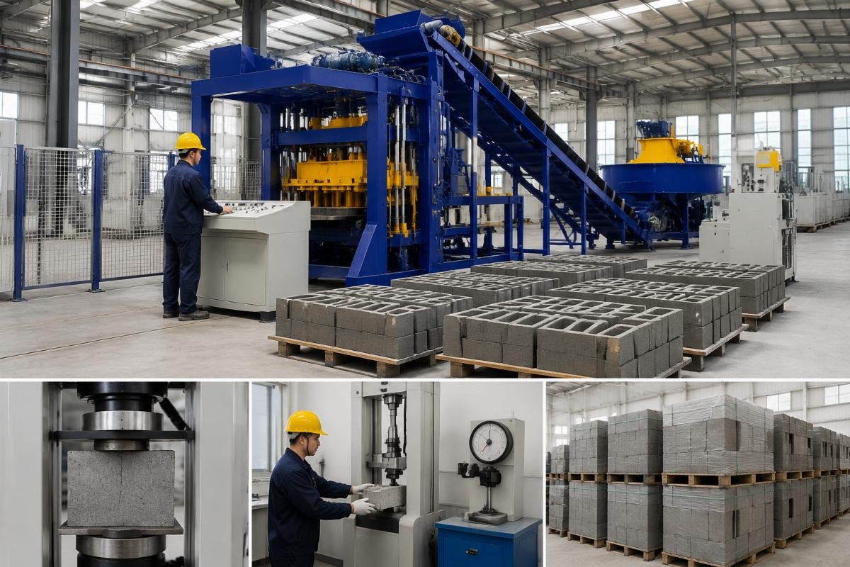 GCC block quality standards ASTM C90 GSO SASO compliance Block testing equipment and compliance certificates