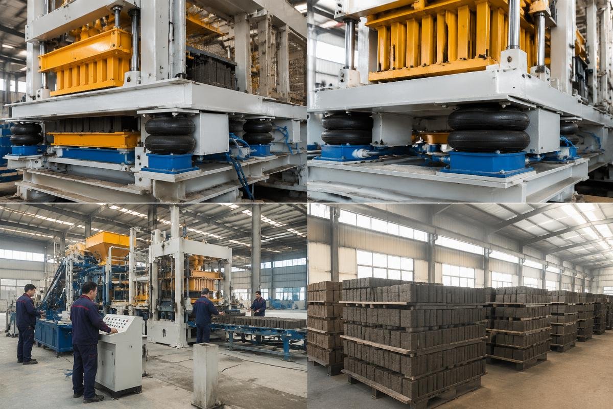 how to check Chinese brick machine factory European-style airbag vibration system comparison
