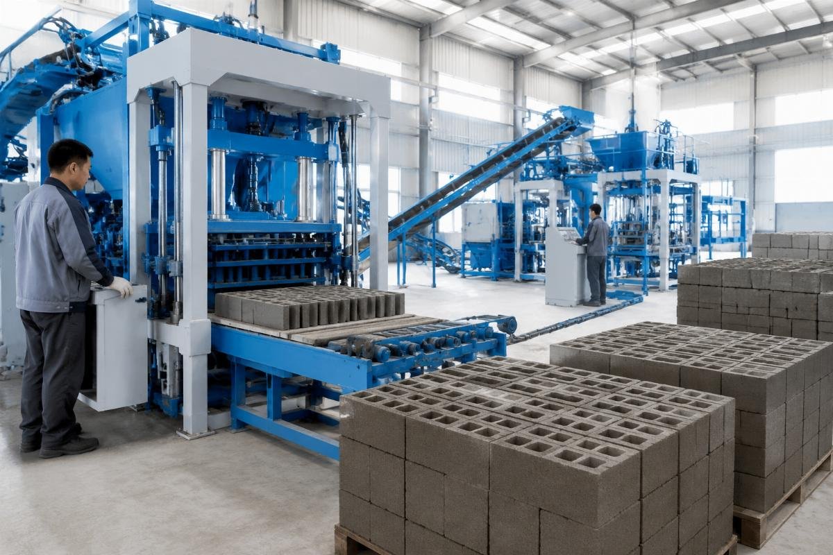 Professional RFQ email template with six modular sections for block machine procurement