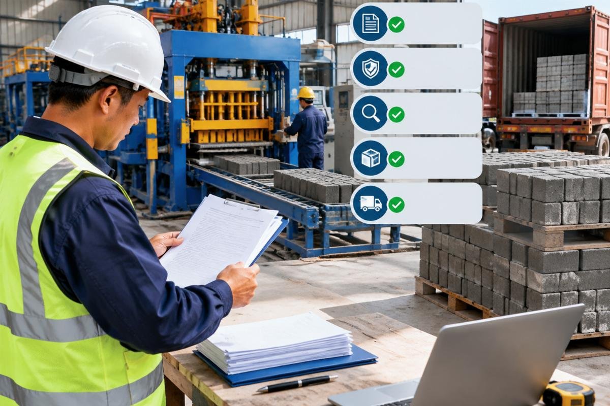 Checklist graphic showing the five key verification points for SONCAP documents before shipment
