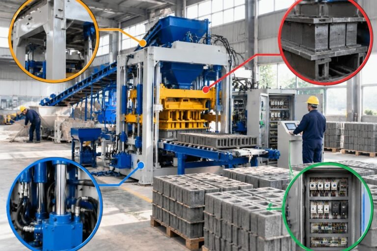 Fly Ash Block Machine Component Types: Wholesale Supplier for QT Series